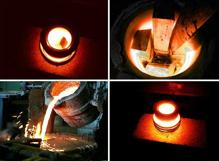 induction furnace for aluminum melting